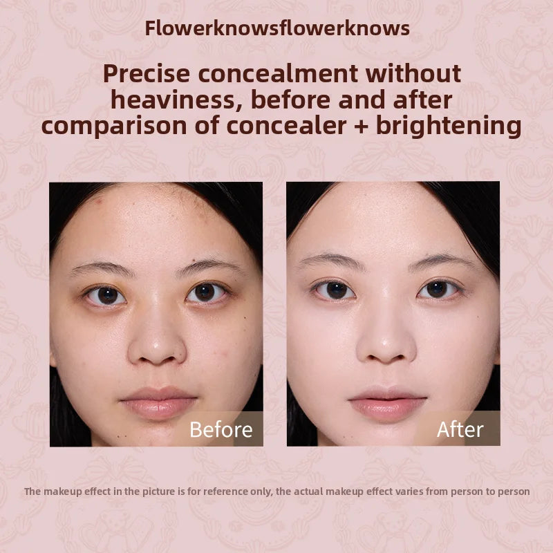 FLOWER KNOWS Sweetie Bear 4-Color Concealer Palette - Full Coverage