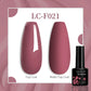 LILYCUTE 7ML Jelly Amber Gel Nail Polish Nail Art Dark Bloom Leopard