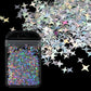 Holographic Nail Art Glitter - Laser Star & Butterfly Sequins (2g)