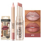 USHAS 12-Color Matte Lip Liner & Lipstick Set - Long-Lasting Nude & Red Shades