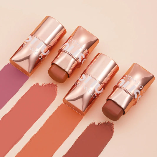 O.TWO.O 3-in-1 Blush Stick - Multi-Use Cream Blush for Lips, Cheeks & Eyes