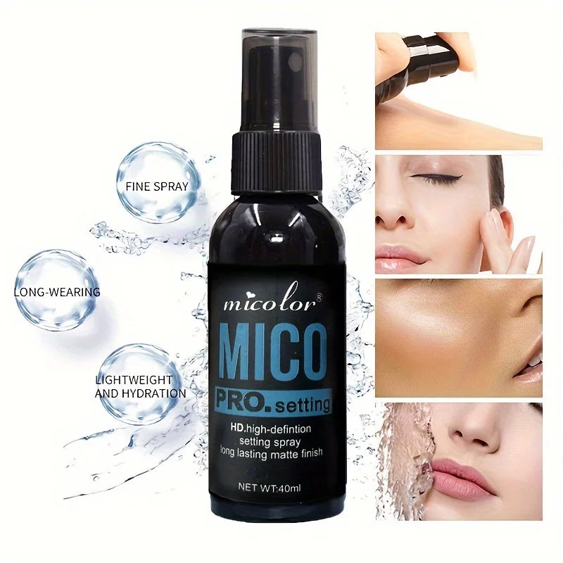 Professional Makeup Primer & Setting Spray Set - Invisible Pore Formula for Long-Lasting Flawless Finish