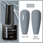 MEET ACROSS Wine Red Gel Nail Polish - 7ml Long-Lasting French Manicure