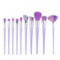 Professional Unicorn Makeup Brush Set - 10 Piece Collection