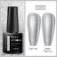MEET ACROSS Wine Red Gel Nail Polish - 7ml Long-Lasting French Manicure