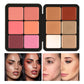 12 Color Blush Concealer Set - Waterproof Face Contour Cream Palette