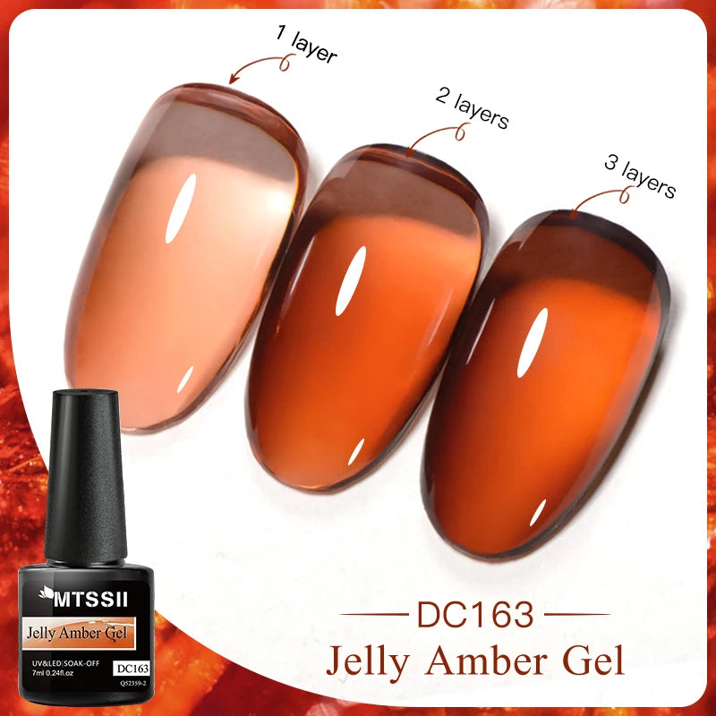 Mtssii Dried Flower Gel Nail Polish - Natural Flower Fairy Series UV/LED