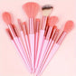 Professional 13-Piece Makeup Brush Set with Soft Synthetic Bristles