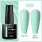 MEET ACROSS Wine Red Gel Nail Polish - 7ml Long-Lasting French Manicure