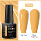 MEET ACROSS Wine Red Gel Nail Polish - 7ml Long-Lasting French Manicure
