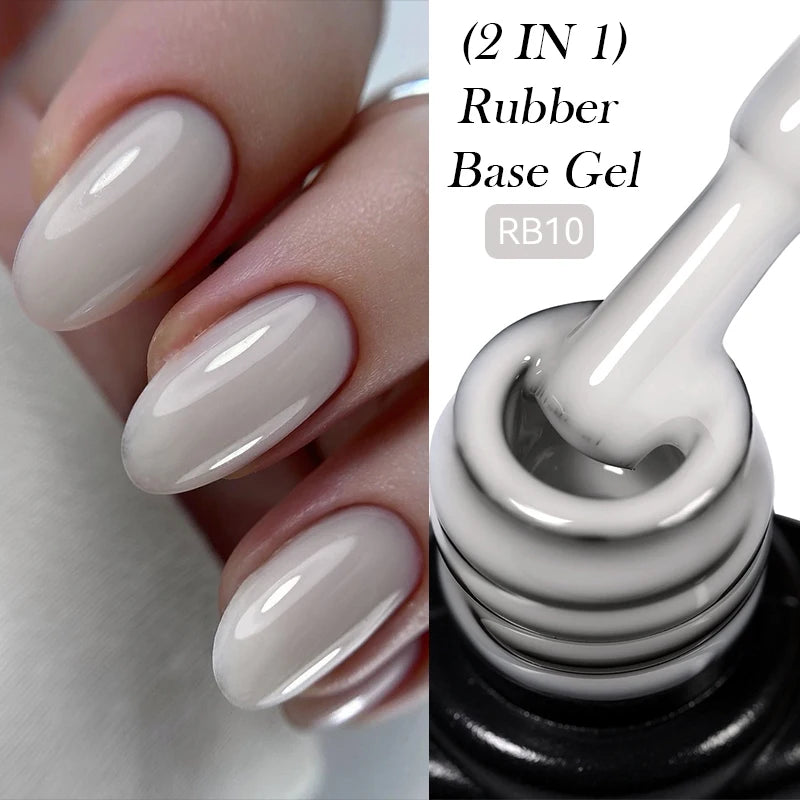 LILYCUTE UV Gel Nail Polish - Base & No-Wipe Top Coat Set (7ml)