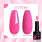 LILYCUTE 7ML Jelly Amber Gel Nail Polish Nail Art Dark Bloom Leopard