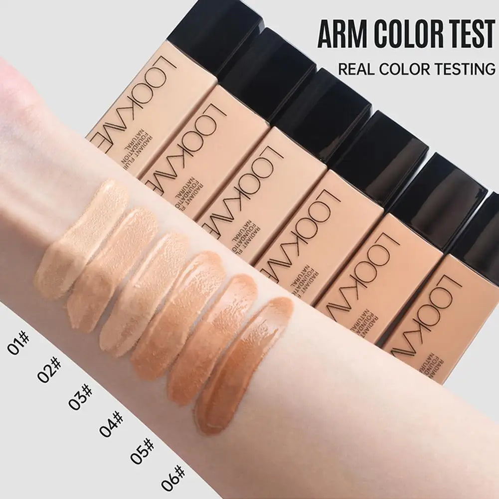 Liquid Foundation - Long Lasting Full Coverage Natural Matte