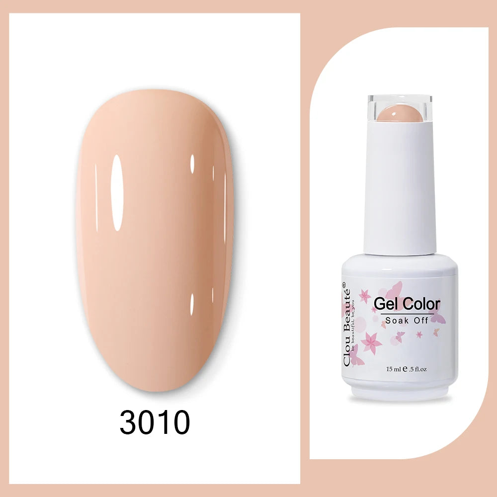 Clou Beaute HEMA & TPO Free Gel Nail Polish - Army Green 15ml