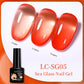 LILYCUTE 7ML Jelly Amber Gel Nail Polish Nail Art Dark Bloom Leopard