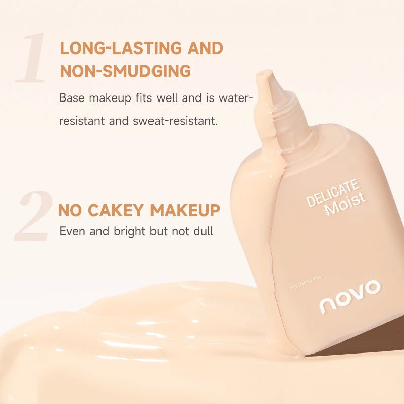Smooth Liquid Foundation - Moisturizing BB CC Cream Waterproof Long-Lasting