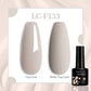 LILYCUTE 7ML Jelly Amber Gel Nail Polish Nail Art Dark Bloom Leopard