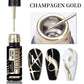 LILYCUTE 5ML Reflective Glitter Liner Gel Polish Nail Art Champagne Sparkling Lines