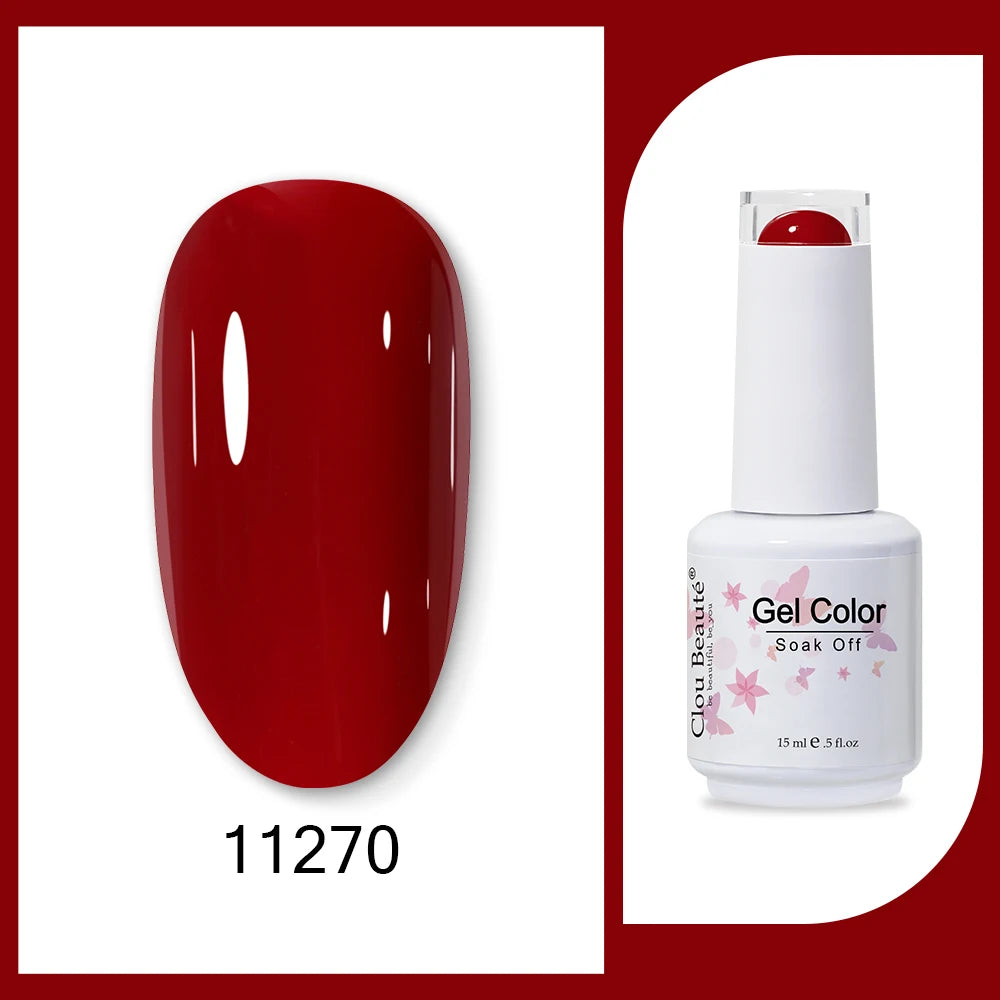Clou Beaute HEMA & TPO Free Gel Nail Polish - Army Green 15ml