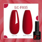 LILYCUTE 7ML Jelly Amber Gel Nail Polish Nail Art Dark Bloom Leopard