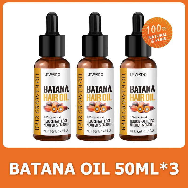 Pure Batana Oil Hair Growth Treatment - Nourishing Hair Care for Men & Women