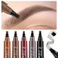 4 Split Tip Eyebrow Pen - Waterproof Liquid Tattoo Pen 5 Colors