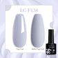 LILYCUTE 7ML Jelly Amber Gel Nail Polish Nail Art Dark Bloom Leopard