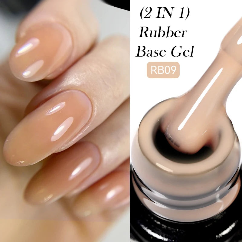 LILYCUTE UV Gel Nail Polish - Base & No-Wipe Top Coat Set (7ml)