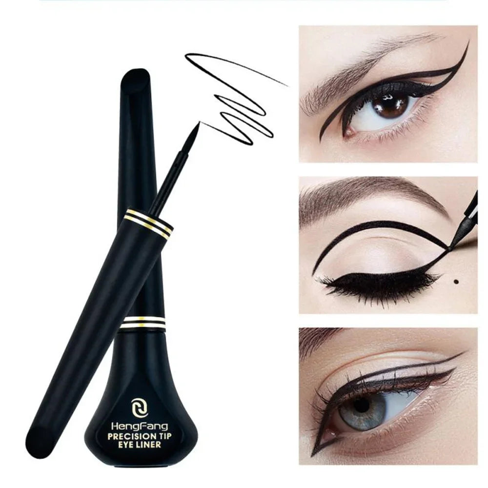 Waterproof Liquid Eyeliner - Long-Lasting Black Eye Liner