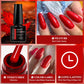 MEET ACROSS Wine Red Gel Nail Polish - 7ml Long-Lasting French Manicure