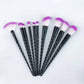 Professional Unicorn Makeup Brush Set - 10 Piece Collection
