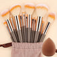 Professional 13-Piece Makeup Brush Set with Soft Synthetic Bristles