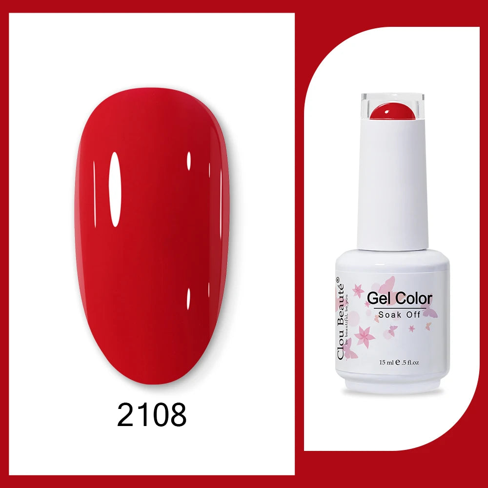 Clou Beaute HEMA & TPO Free Gel Nail Polish - Army Green 15ml