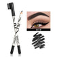 Waterproof Eyebrow Pencil - Long-Lasting Brown Eye Brow Makeup Tool