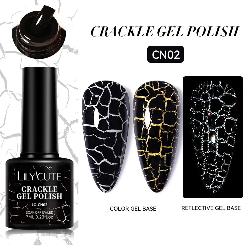 LILYCUTE Metallic Painting Liner Gel Nail Polish - 5ml