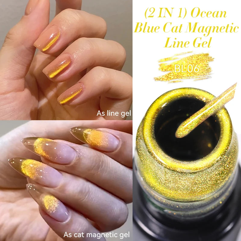 LILYCUTE Metallic Painting Liner Gel Nail Polish - 5ml