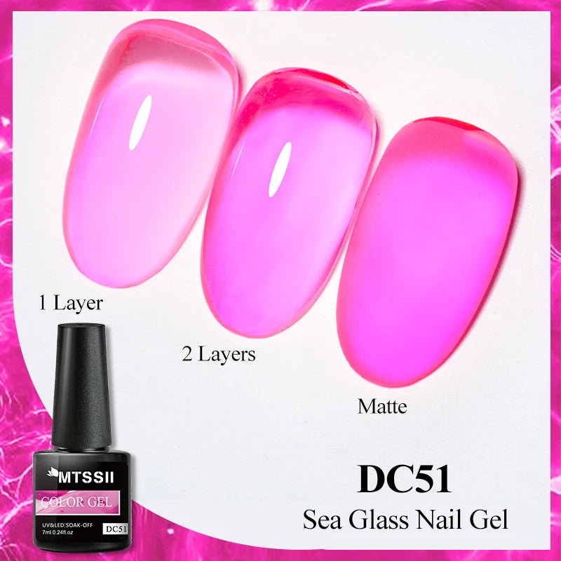 Mtssii Dried Flower Gel Nail Polish - Natural Flower Fairy Series UV/LED