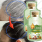 Natural Herbal Hair Dye Shampoo - 5-Minute Gray Coverage Treatment for Women & Men