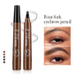 4 Split Tip Eyebrow Pen - Waterproof Liquid Tattoo Pen 5 Colors