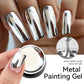 LILYCUTE 5ML Reflective Glitter Liner Gel Polish Nail Art Champagne Sparkling Lines