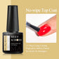 MEET ACROSS Wine Red Gel Nail Polish - 7ml Long-Lasting French Manicure