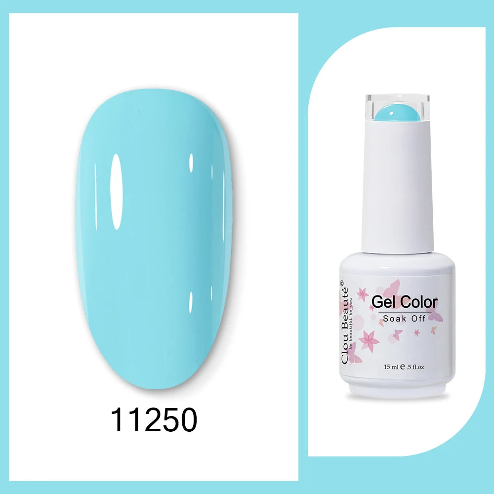 Clou Beaute HEMA & TPO Free Gel Nail Polish - Army Green 15ml