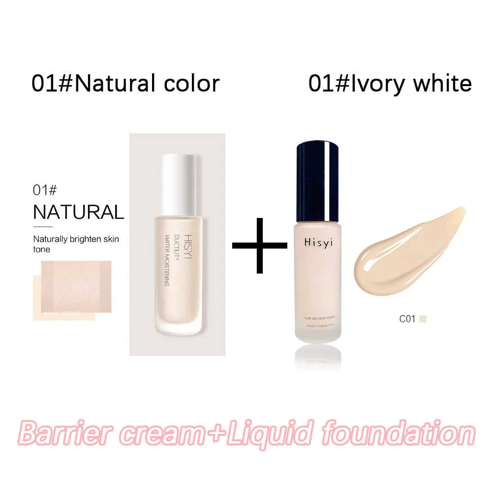 Liquid Foundation - Natural Coverage Transparent Conceals Blemishes