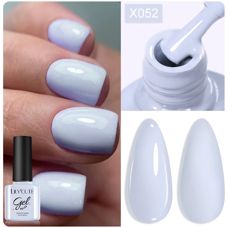 LILYCUTE Thermal Gel Nail Polish 7ml - Temperature Color Changing UV LED