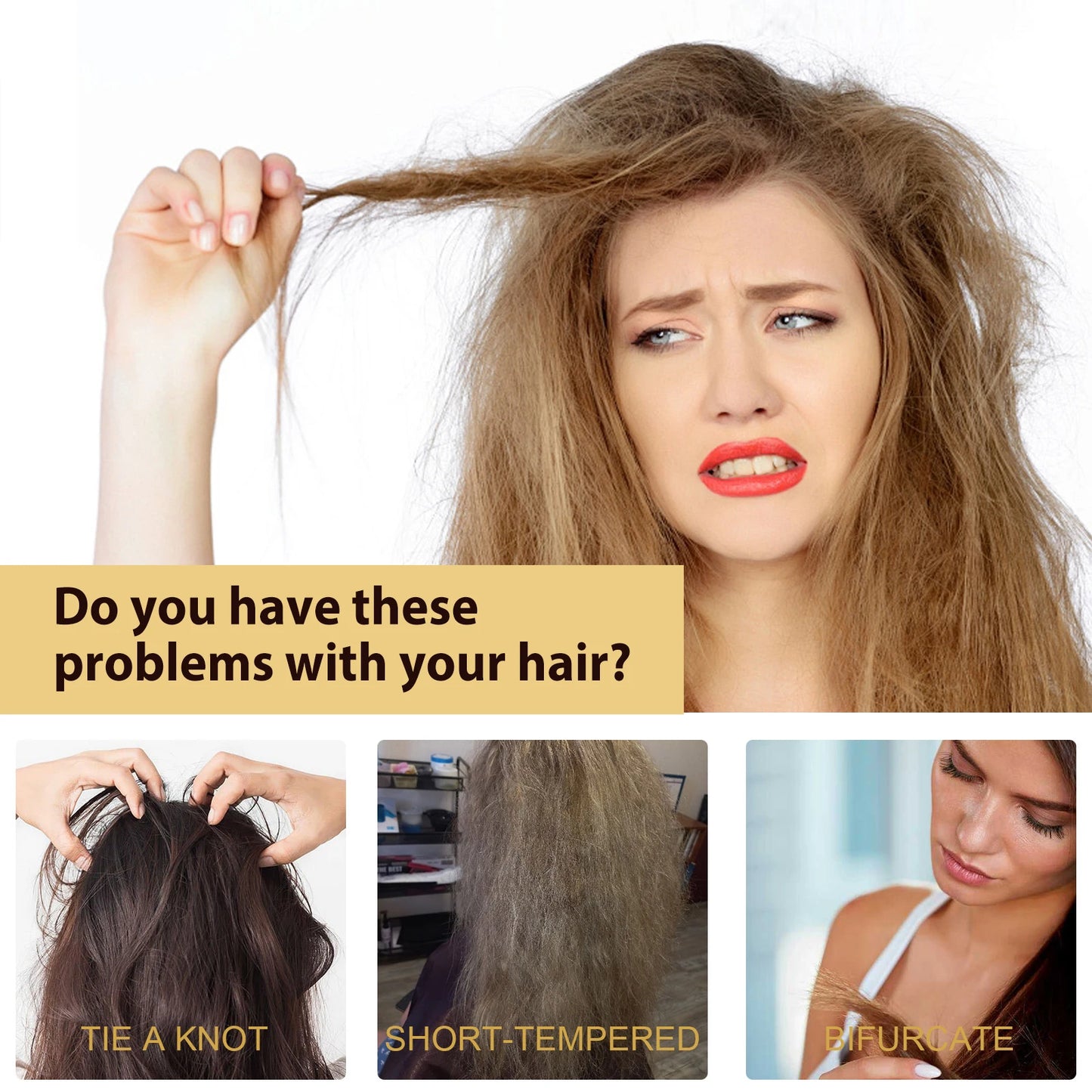 Collagen Hair Mask - Deep Conditioning Treatment for Dry & Frizzy Hair