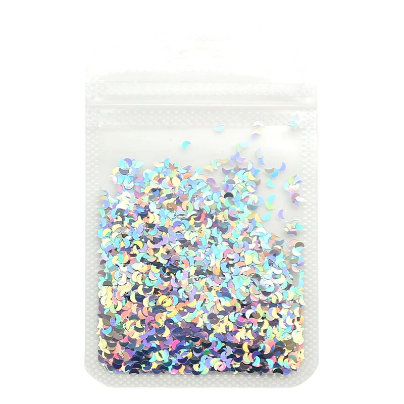 Holographic Nail Art Glitter - Laser Star & Butterfly Sequins (2g)
