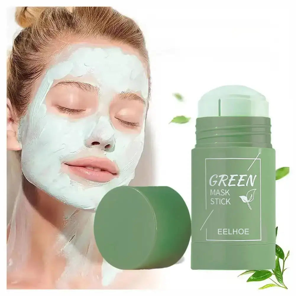 Green Tea & Eggplant Purifying Mud Mask - Deep Cleansing & Pore Refining Treatment