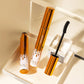 Waterproof Lengthening Mascara - Long-Lasting Curly Lash Formula with Gold Accent