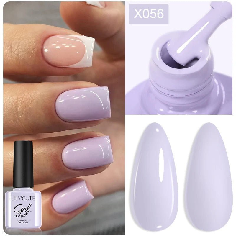 LILYCUTE Thermal Gel Nail Polish 7ml - Temperature Color Changing UV LED