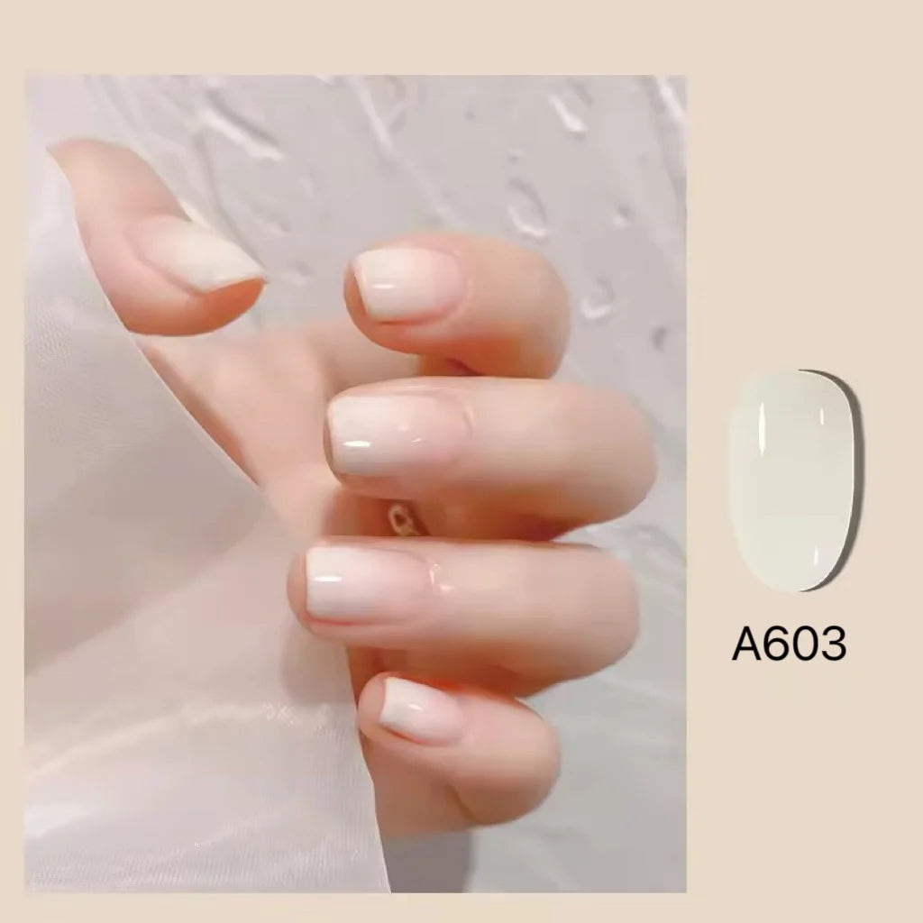 MAYCHAO Transparent Jelly Gel Nail Polish - 7.3ml Semi-Permanent Nude Collection